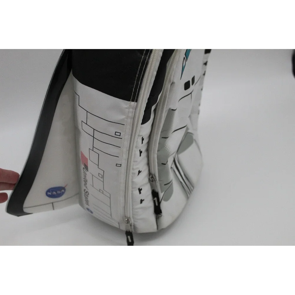 Buzz Aldrin Authentic NASA Space Shuttle Kids Rolling Suitcase White Black F277